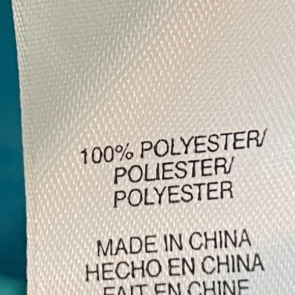 Jones New York Maxi Dress 10 Blue Green Paisley Y2K Babydoll Sleeveless - Picture 8 of 8